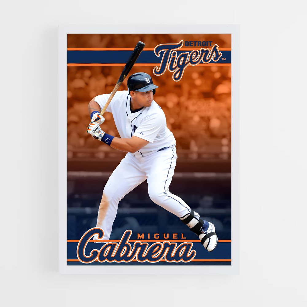 Poster Miguel roi – affiche Baseball (vue 3)